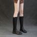 Genuine Leather Martin For Women, Over-the-Knee Slimming Riding Thick Sole, Fleece-Lined, Autumn And Winter Long Boots,_vogvips.com