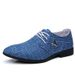 Men's Breathable Linen Canvas Dress Shoes – Classic Pointed-Toe Loafers For Business & Casual Wear – Lightweight & Comfortable Low-Cut Sneakers_vogvips.com