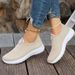 Women's Autumn Breathable Large Size Casual Soft Sole Lightweight Slip-On Single Shoes Wholesale For Women_vogvips.com