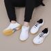Summer Table Tennis Shoes For Men Large Size 46 White Tennis Sneakers Women Lace-Up Platform Men's Badminton Shoes Tenis Hombres_vogvips.com