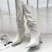 Women's Stacked Boots – 7cm Stiletto Knee-High Boots (2 Colors)_vogvips.com
