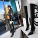 9822-3 European And American Style Fashion Sexy Nightclub High Heel Pointed Toe Foot Slimming Over-the-Knee Women Long_vogvips.com