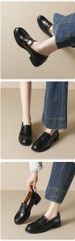 Platform Loafers Women's New Autumn Retro Single Shoes British Style Small Leather Shoes_vogvips.com