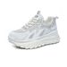 Little White Shoes Women's Mesh Breathable And Light Casual Small Thick-soled Heightening Women's Shoes_vogvips.com