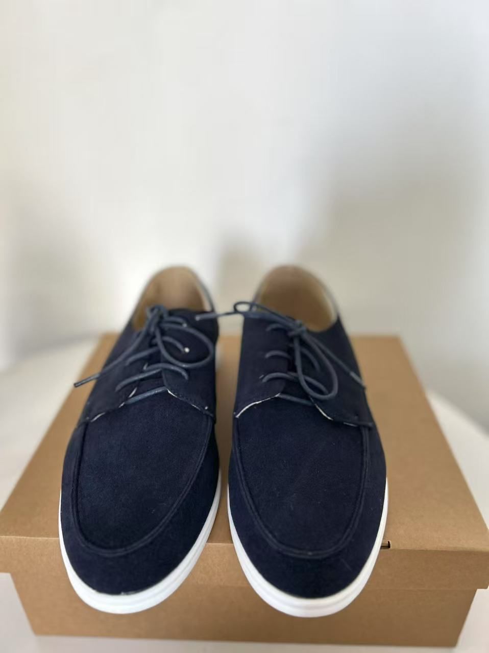 Unbeatable Quality New British Front Lace Up Men's Oversized Casual Single Shoe Loafers_vogvips.com