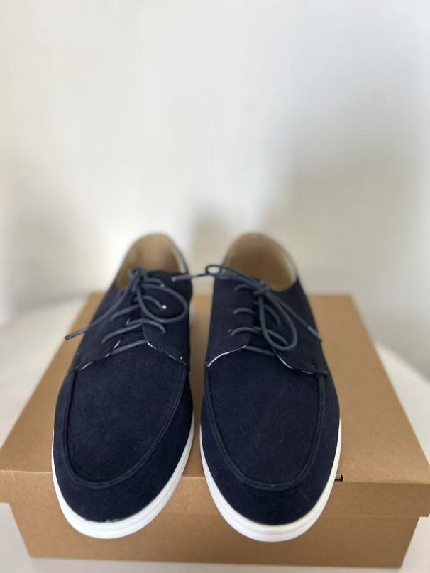Unbeatable Quality New British Front Lace Up Men's Oversized Casual Single Shoe Loafers_vogvips.com