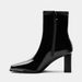 Genuine Leather~Slim Kendall Jenner Style Heel Ankle Boots Women 2024 Autumn Winter New Black Elegant Stretch High Heels_vogvips.com