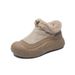 Fleece-Lined High-Top Snow Boots For Women 2025 Winter New Style Student Ins Korean Version Warm Casual Thick-Soled_vogvips.com