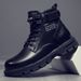 European Warm Series Men's Martin 2025 New High-top British Style Black Workwear Motorcycle Boots Summer Autumn Casual Leather Shoes_vogvips.com