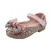 Girls' Single Shoes Spring And Autumn New Casual Color Diamond Bowknot Small And Medium Children's Dance Shoes Performance Shoes_vogvips.com