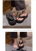 2026 New Thick-bottomed Flip-flops For Women To Wear Non-slip And Deodorant High-heeled Seaside Beach EVA Pinch Slippers For Women's Summer_vogvips.com