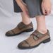 Euro Step High-end Summer 2025 New Hollow Brogue Business Carved Breathable Men's Leather Shoes Korean Style Sandals Trend_vogvips.com