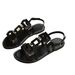 Cross-border Plus-size Belt Buckle Hollow Flat For Women, 2026 Summer New Fashion Versatile Outdoor Beach Sandals_vogvips.com