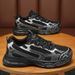 Summer Breathable Mesh Trendy And Versatile Thick Soled Anti Slip Sports Casual Running Dad Shoes, Men's Shoes_vogvips.com