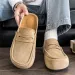 Designer Slippers Popular New Men Comfortable Suede Casual Slide Fashion Thick Sole Home Closed Toe Mule Sizes 37 46_vogvips.com