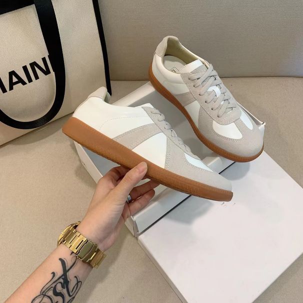 popular 2026 High Version German Training Shoes For Women, White Sneakers, Women's 2025 New Spring And Autumn Flat Versatile Cas Women, Sne_vogvips.com