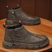 European Warm Series Beijiang Wolf High-Top Men's Shoes New Autumn Slip-On Work Martin Boots Men Thick-Soled Non-Slip Casual Leather_vogvips.com