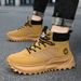 New Leather Spring Men's Shoes High-top Men's Heightening Tooling Martin Boots_vogvips.com