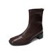2025 Autumn Thin Slim High Heels Chunky Heel Commuter Short Women Martin Motorcycle Boots_vogvips.com