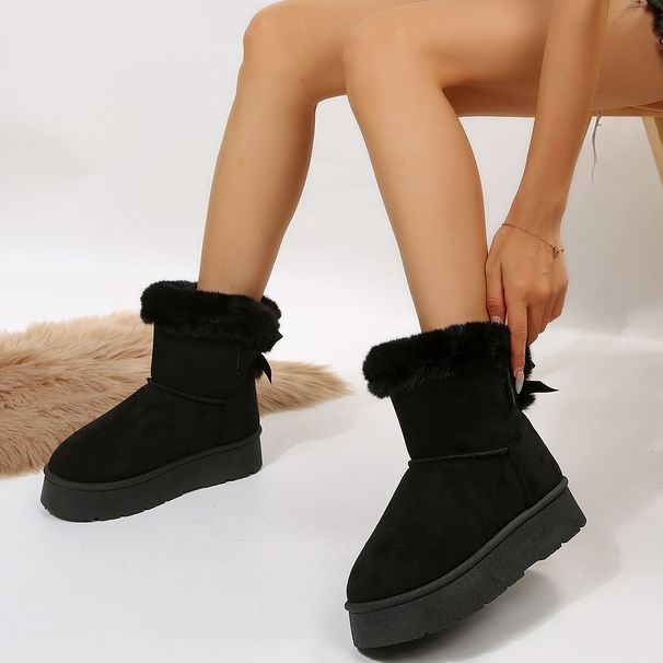 SHLIANG Women Boston Boots Snow Boots Winter New Platform Boots Cashmere Warm Thick Soles Cotton Shoes for Women Zapatos De Mujer Y0080_vogvips.com