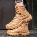 Hiking Combat Boots, High-top Work Boots, Martin Boots, Fleece-lined Warm Snow Boots_vogvips.com