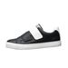 Men's Velcro Strap Training Shoes, Summer Leather Breathable Soft Sole Lightweight White Sneakers, Retro Couple Sneakers_vogvips.com