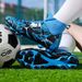 Soccer Shoes Men's and women's high top sneakers grass non-slip broken spike training shoes primary school growth spike sneakers_vogvips.com
