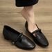 2026 Spring/Summer New French Style Leather Round-Toe Chunky Heel Mary Jane For Women, Casual Soft Sole Slimming_vogvips.com