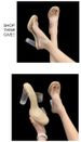 High For Women 2023 Summer New Style One Strap PVC Outdoor Fashion Crystal Heel Slippers Ladies_vogvips.com
