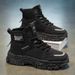 Martin Boots Men's Shoes Retro Tooling Shoes Men's Non-slip Platform Sports Short Boots_vogvips.com