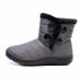 2023 Mid-Calf Women's Cotton Thick Plush Elastic Band Boots Slip-On Anti-Slip Buckle Snow Shoes Size 43 Warm Style_vogvips.com