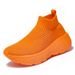 Spring Summer Couple's High-Heeled Flying Woven Shoe Covers, Casual Sports And Women's Socks, Trendy Men's Shoes, One_vogvips.com