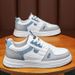 Men's New Breathable Soft White Men's Korean Version Versatile Thick Sole Sports Casual Board Trendy Shoes_vogvips.com