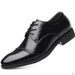 Men's Genuine Leather Oxford Dress Shoes Comfortable Breathable Wedding Formal Shoes_vogvips.com