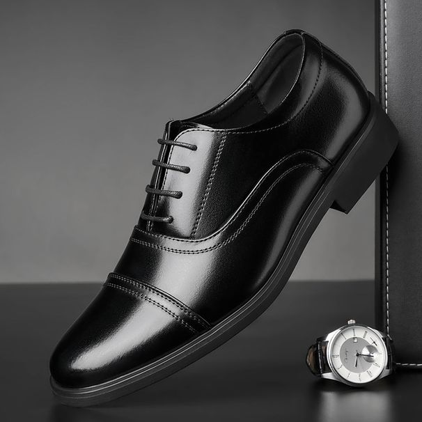 2025 Spring New Business Formal Men's Three-Joint Square-Toed Security Hollow Leather Shoes Men 002_vogvips.com