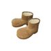 Korean Thick Soled Snow Boots For Women, 2025 Autumn And Winter Rubber Round Head Sleeve Suede Fashion Boots, Versatile_vogvips.com