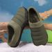 Winter Warm Plush Couple Thick Sole Home Indoor Slippers Outdoor Waterproof Non-slip Men Shoes Flat Footwear_vogvips.com