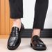 Men's With Hand Grip Pattern, Men's 2025 Autumn New Item, Soft Sole, One Foot Kick, Bean Shoes, Breathable Casual_vogvips.com