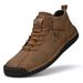 Large Size Men's Leather Shoes, Low-Top, Hand-Stitched, Casual Men's Shoes, Flat Slip-On Lazy Shoes, Men's Driving Shoes_vogvips.com
