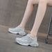 Daddy Shoes Women's New Thick-soled Ultra-light Rubber And Plastic Foam Bottom Running Casual Female Student Sports Shoes_vogvips.com