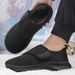 Middle-aged And Elderly Walking Men's Large Size Women's Shoes, Widened Mothers, Plush Warm Soft For Seniors, Fly-knit_vogvips.com