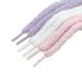 Fluffy Shoe Laces With Snowflake Design - Soft & Stylish Laces For Sneakers, Boots & Casual Shoes (White, Pink, Purple & More)_vogvips.com
