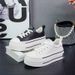 Internet Celebrity, Stature, Thick Sole, High Height, Small White Shoes, Spring And Autumn Season New_vogvips.com