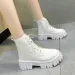 Autumn Women Casual Platform Lace Up Plush Chunky Ankle Boots Outdoor High Top Sneakers Comfortable Zip Shoes 260420_vogvips.com