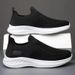 Fashion 2024 Spring And Autumn New Men's One Step Lazy Casual Shoes Soft Sole Anti Slip Sports Shoes Breathable Old Beijing Cloth Shoes_vogvips.com