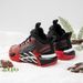 Kids' shoes Plus Velvet Chinese Red Winter Boys Basketball Shoes Warm Sports Shoes Two Cotton Children's Shoes_vogvips.com