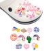 Cute Little Fresh Light Pink Shoes Flower Decoration Buckle Soft Glue DIY Shoe Accessories_vogvips.com