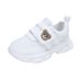Foreign Trade Cross-Border Simple Fashion Children's Casual Versatile Sneakers Spring Autumn Bear Boys Girls White Shoes_vogvips.com