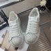 Women's Casual Sneakers With Embroidered Rhinestones, Breathable Mesh Upper, Lightweight Platform Sole For Summer Walking_vogvips.com