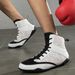 Mens Fashion Boxing Boots Lightweight Breathable Youth Bodybuilding Shoes Non Slip Kickboxing Wrestling Training Shoes_vogvips.com
